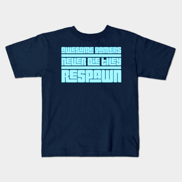 Awesome Gamers Kids T-Shirt by Ryel Tees